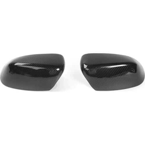 ABS chrome/Carbon fiber rearview mirror cover trim 2pcs for Jeep Compass 2017 2018 2019