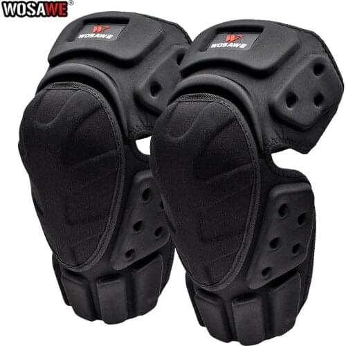 WOSAWE Motorcycle Knee Protector Guards Braces Support Protection Motocross Knee Pads Motorbike Riding Protective Gear