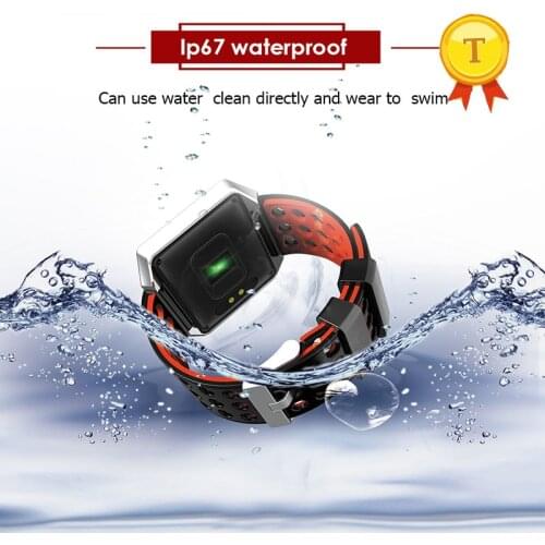 2018 NEW Waterproof 1.3inch OLED Big Screen Smart Bracelet Sleep Monitor Heart Rate Monitor Blood Pressure Monitor Sport band