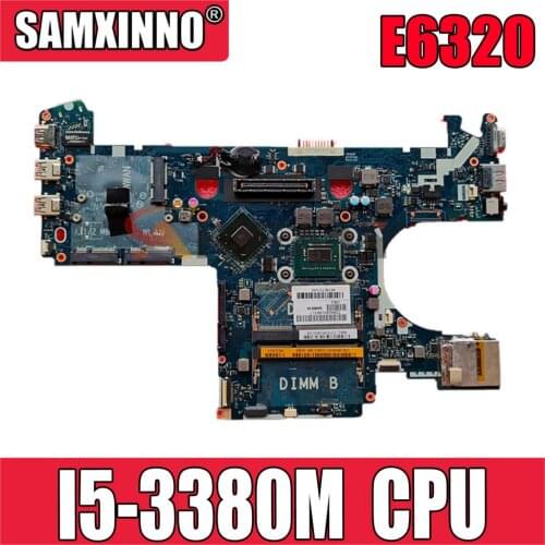 Original Laptop motherboard For DELL Latitude E6230 Core I5-3380M Mainboard CN-09N5MP 09N5MP LA-7731P SR0X9 SLJ8A DDR3