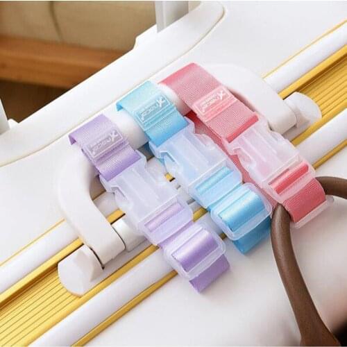 Travel Hang Belt Anti-lost Clip Against Loss Bag Label Fixing Strap Luggage Suitcase Bag backpack fixed Hanger Buckle Fastener