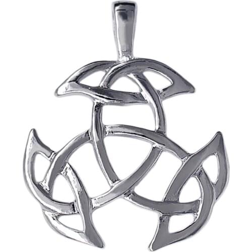 Nordic Viking Cross Ornament Pendant Celtic Trinity Metal Knot Charm Sheela-na-gig Irish Jewelry Customizable Wholesale