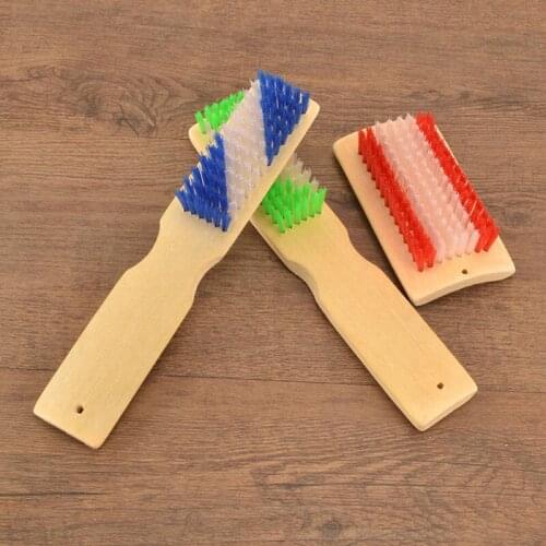 Thickened Natural Bamboo Shoe Brush Clothes Cleaning Brush Long Handle Hard Mao Household Multifunction Scrubbing