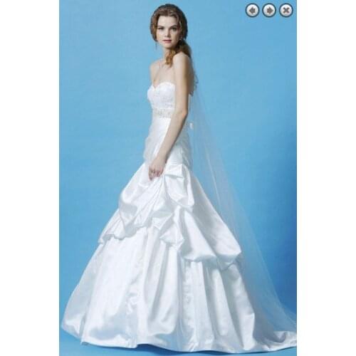 Free shipping new fashion 2020 bridal gown brides white long Removable belt plus size crystal sweetheart elegant wedding dresses