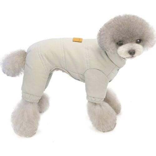 Winter Dog Clothing Warm Dog Clothes Pet Jumpsuit Outfit Puppy Coat Jacket Yorkshire Poodle Bichon Pomeranian Schnauzer Costume