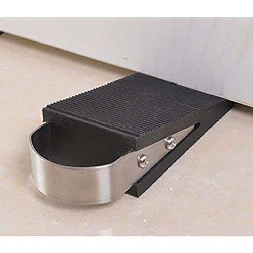 1PC Door Stopper Rubber Door Stops Wedge Clamps Silicone Hardware Accessories Wind Dust Blocker Protector For Home Children