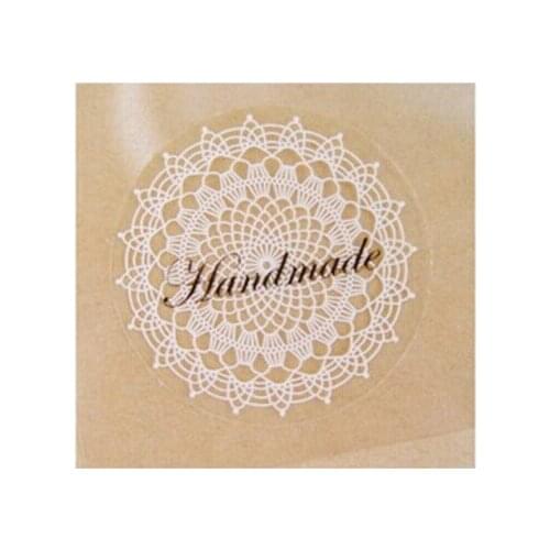 1pack/lot Vintage White Transparent Lace Series PVC Sticker Baking Gift Box Decorative Top Quality