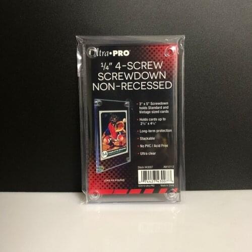 100pcs/Bag SG Four Corner Screw Card Brick Film Card sleeves Fixture Protector For TCG/Star Cards Board Game Trading Cards