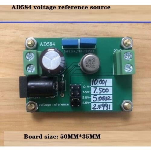 AD584 Reference Voltage Source 10V Calibration Calibration Three and a Half Four and a Half Multimeter Voltage File