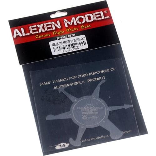 Alexen Model AJ0009 Military Model Plastic Plate Cutting Tool Hand Saws Scraper Full Scale Applicable