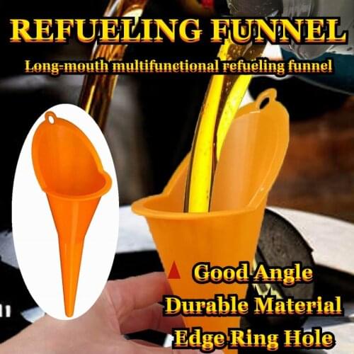 Car Refueling Funnel Multi-Function Universal Longer Gasoline Engine Oil Diesel Additive Tools Portable Motorcycle Accessories
