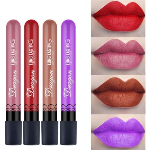 10 Colors Velvet Makeup Lip Gloss Long Lasting Liquid Lipstick Matte Lip Tint Sexy Lipgloss Lip Cosmetics