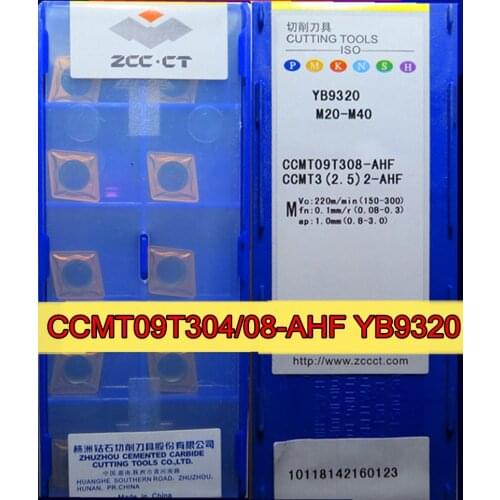 CCMT060204-AHF CCMT060208-AHF CCMT09T304-AHF CCMT09T308-AHF YB9320 Original carbide insert Zcc.ct Processing: stainless steel