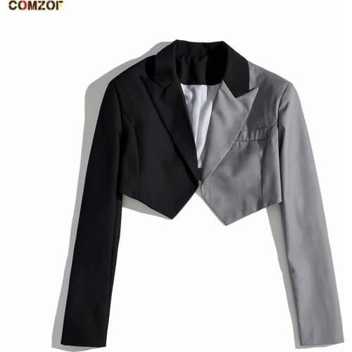 Женские повседневные пиджаки COMZOF China At AliExpress