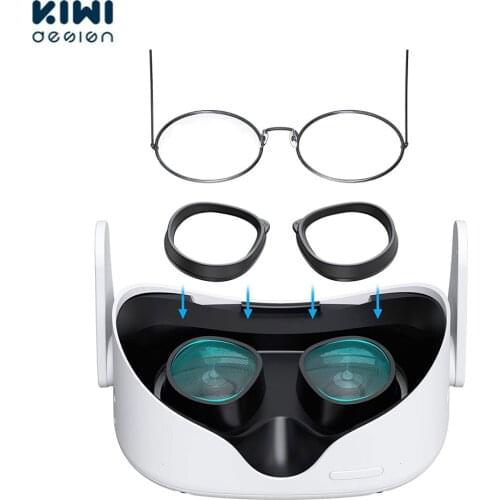 KIWI design VR Lens Anti-Scratch Ring For Oculus Quest 2 Protecting Glasses From Scratching Frame Len Compatible For Quest1/2