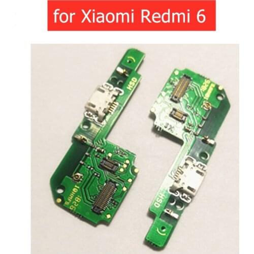 For Xiaomi Redmi 6 USB Charger Connector Flex Cable USB Charging Dock PCB Board Flex Cable Redmi 6 Repair Spare Parts