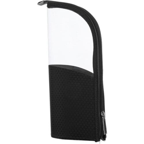 Travel Makeup Brush Holder Pencil Case Organizer Waterproof Stand-Up Travel Cosmetic Bag Makeup Pouch