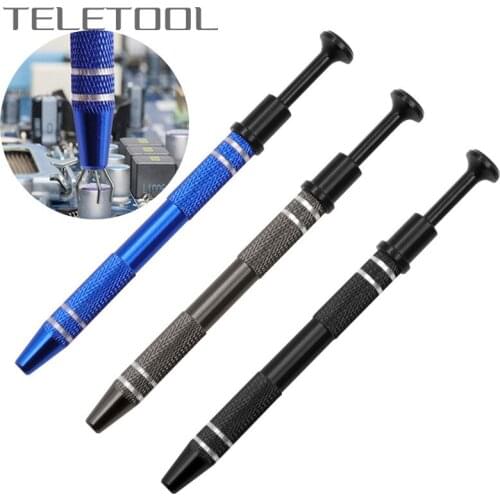 Electronic Component Grabber IC Extractor Pickup BGA Chip Picker Patch IC Suck Pen Electronic Repair Tools Metal Four Claw