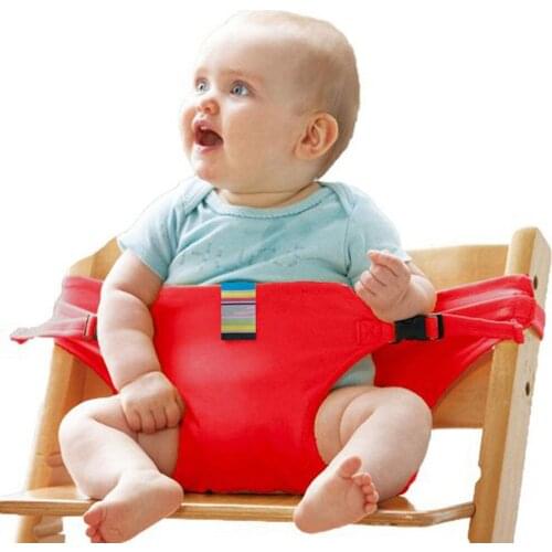 Brand Portable Baby Dinning Chair Children High Chairs Seat Belts Safety Belt Folding Dining Feeding Kid Dining Belt Portable