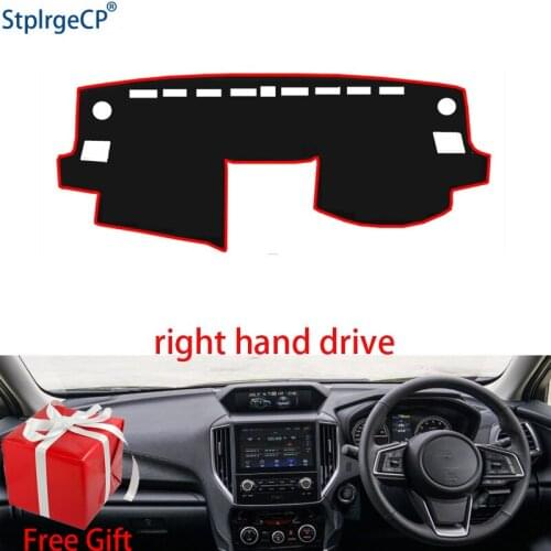 Car Dashboard Cover Mat for SUBARU Forester 2013 2014-2018 Right Hand Drive Dashmat Pad Dash Mat Covers Dashboard Accessories