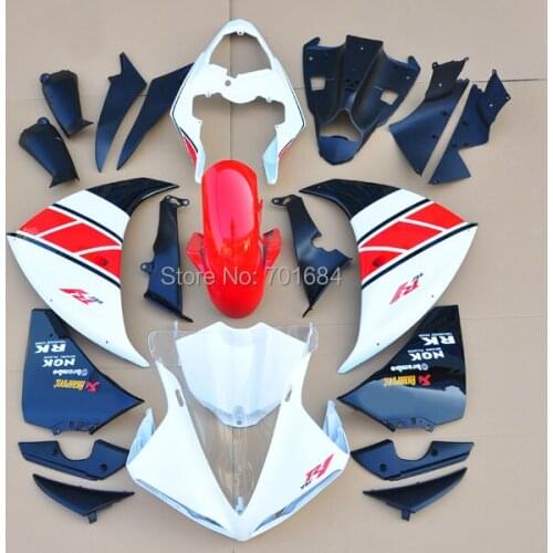 Fashion Hot New White UV Paint Bodywork Fairing ABS Injection Mold For Yamaha YZF R1 2009-2011 (7) [CK1231]