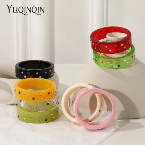 Trendy Desinger Charms Bangle Bracelets for Women Luxury Large Wholesale Indian Cuff Bangles for Girls Colorful Crystal Jewelry