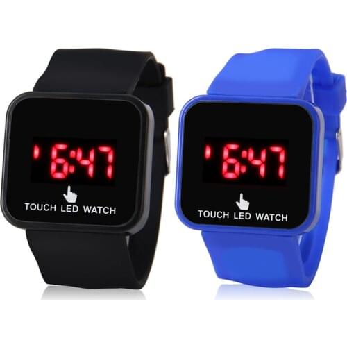 Fashion Sport Watch LED Luxury Childrens Digital Watch LED Touch Screen Watch Kids' Watch Students' Electronic Watch Clock