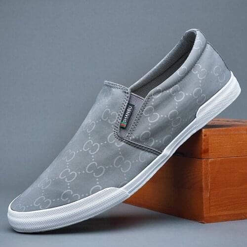 2021 Men Casual Shoes Mens Canvas Shoes Men Shoes Men Fashion Flats Brand Fashion Mens Driving Shoes Men Sneakers -3