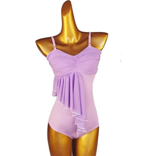 Latin dance dress female pink latin dance tops for ballroom samba tango chacha dance performamnce dance top