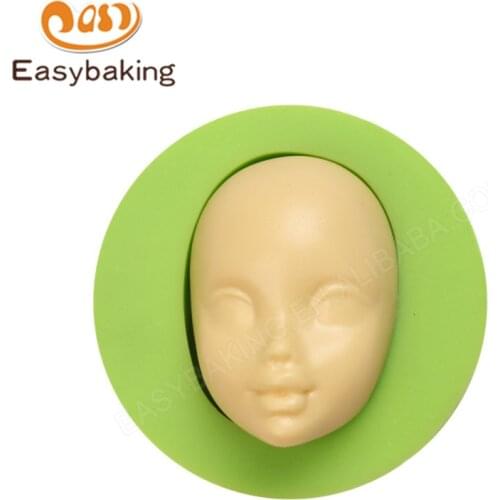 Hot Sale Baby Face Shape Silicone Soap Mold Chocolate Fondant Mould Cake Decoration Tools Kitchen Bakeware