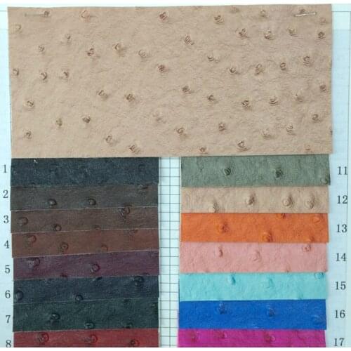 PVC leather High quality PVC leather handbags bags senior ostrich grain soft