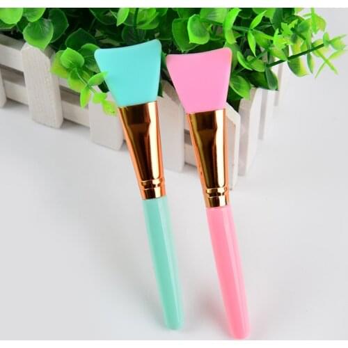 1pc Silicone Facial Mask Mud Mixing Cream Stirring Brush Plastic Soft Brush Skin Face Care Foundation Gel Makeup Cosmetic Tools
