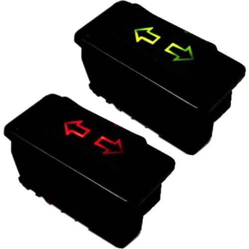 Professional 1PC/Packs 5Pin 12 To 24V Black Car Power Window Switch With Lamp Plastic Electronic Components Universal For Cars