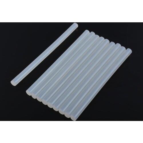 10pcs 7mm 11mm Transparent Hot Melt Glue Stick For Electric Glue 20cm Length DIY Glue Stick Repair Tool Accessories