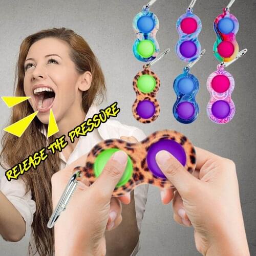 10 Pcs Newest Montessori Antistress Fidget Toys Simple Dimple Toy Pressure Reliever Board Controller Educational Toy Brinquedos