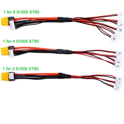 1S Lipo Battery PH2.0 51005 Power Charging Cable Wire Power / T60 Plug for Gaoneng BetaFPV RC FPV Drone ISDT Q6 IMAX B6 Charger