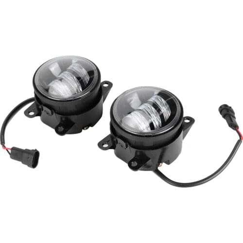 2pcs 4inch 20W High Power Fog Light LED Dual Color Lamp Car Accessories Fit for Honda