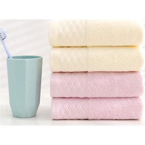 4Pics 34x75CM Gauze Pure Cotton Towel Of Lovers Men And Women Adult Face Wash Bath Household Wholesale Light Colour