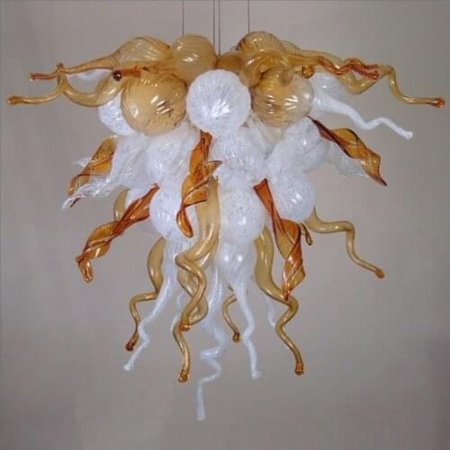 Abstract Outdoor Blown Murano Glass Chandeliers New House Decor Handmade Blown Glass Chandeliers and pendant lamps