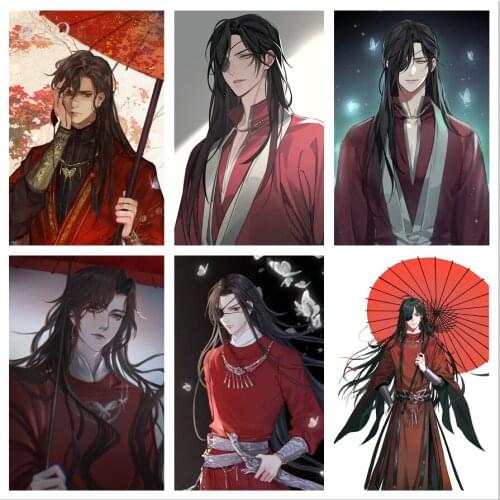 Anime Posters Heavenly Officials Blessing/Huacheng/xie Lian Wall Decor Poster Canvas Painting Wall Art Picture Home Decoration