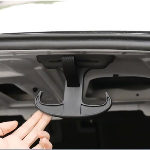 Car Cargo Trunk Bag Hook Holder Hanger Organizer Plastic For Audi A3 A4 A6 A5 A7 Black Fashio Car Accessories Goods