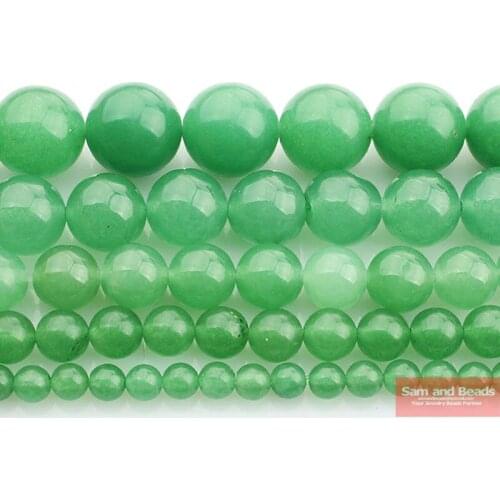 Free Shipping Natural Stone Aventurine Jadee Round Beads ,4 6 8 10 12mm Pick Size For Diy Bracelet Necklace AJB20