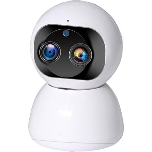Higestone Cloud 1080P 2MP Dual-Lens Wireless IP Camera Wifi Auto Tracking Indoor Home Security Surveillance CCTV Network