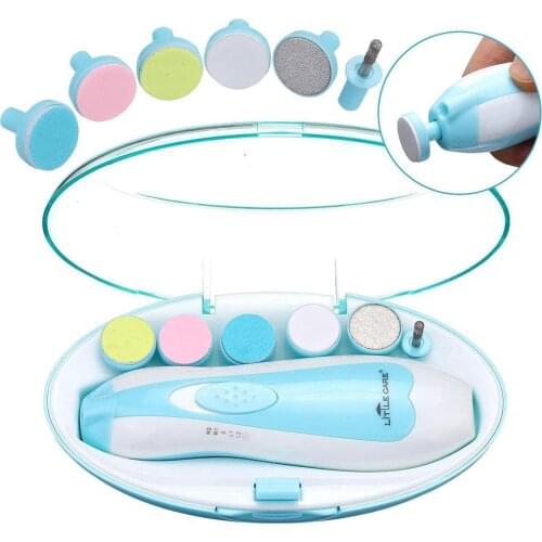 Baby Nail Trimmer Multifunctional Electric Baby Nail File Clippers Toes Fingernail Cutter Trimmer Manicure Tool Set Baby Care