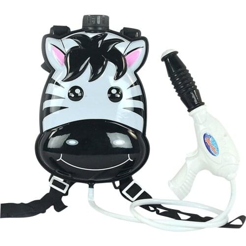 Childrens Cartoon Animals Backpack Water Bomb Toy Pull-out Beach Pool Spray Water Gun Portable Water Jet Toy Kids Water Toys