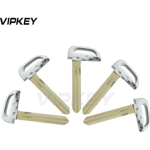 Remotekey 5pcs New Style Replacement Smart Key Fob Uncut Blade for Hyundai Kia Emergency Car Key
