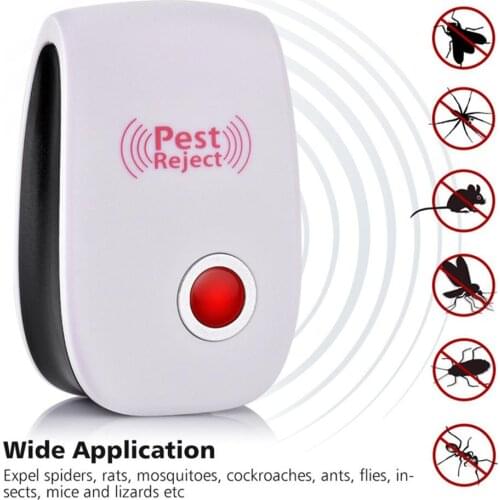 Insect Repellent Electronic Indoor EU/US Plug Ultrasonic Killer Rodent Contro Insect Cockroach Mosquito Pest Mosquito Repeller