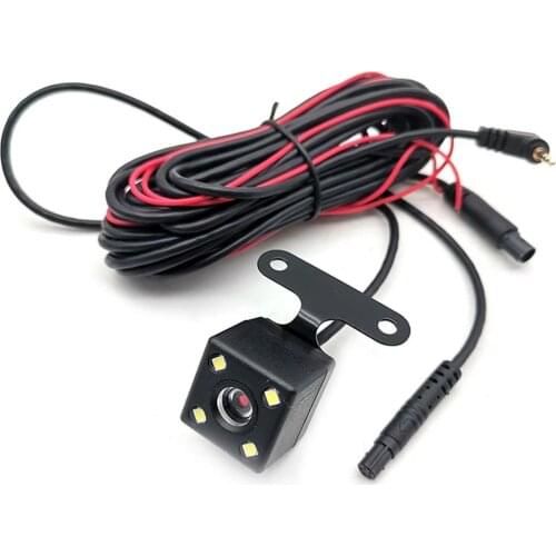 HD 5 Pin Rear View Camera For Car Reverse Camera With 4 Lights 170 Degree Wide Angle Auto Parking Cameras For Video Dash Cam New