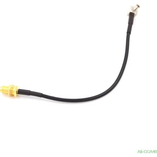IMC Hot SMA Female Jack to TS9 Male Right Angle Pigtail Coaxial Cable Antenna 1PCS