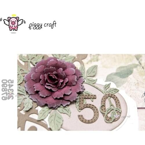 Piggy Craft metal cutting dies cut die mold New 10Pcs Dotted numbers Scrapbook paper craft knife mould blade punch stencils dies